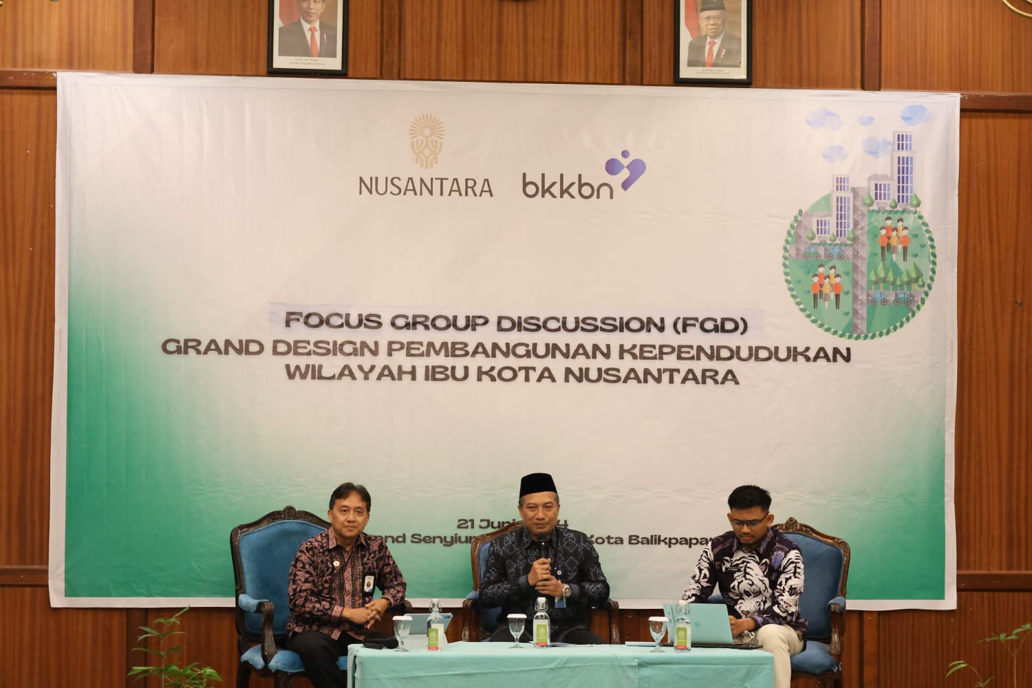 Otorita IKN dan BKKBN Gelar FGD Grand Design Pembangunan Kependudukan Nusantara, Satgas Deteksi Polda Kaltim Lakukan Pengamanan