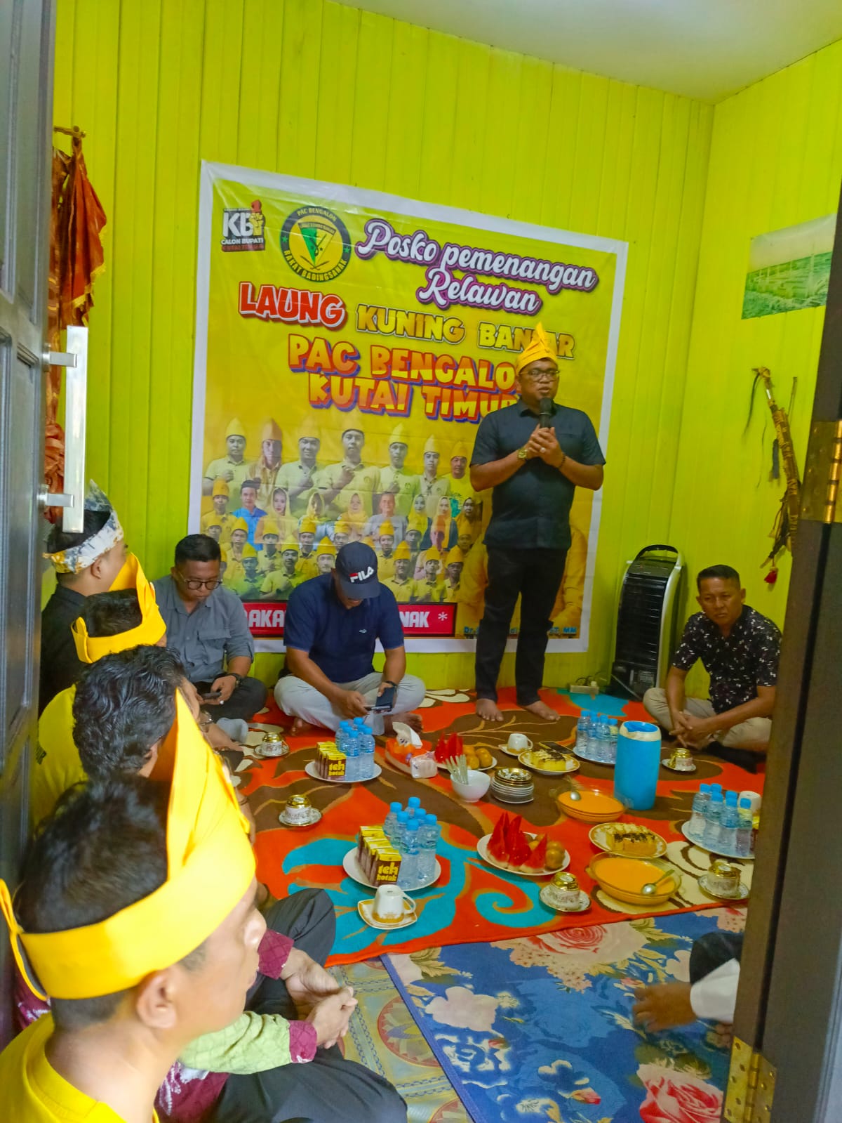 Laung Kuning Banjar Bengalon Deklarasi Dukungan untuk Kasmidi Bulang