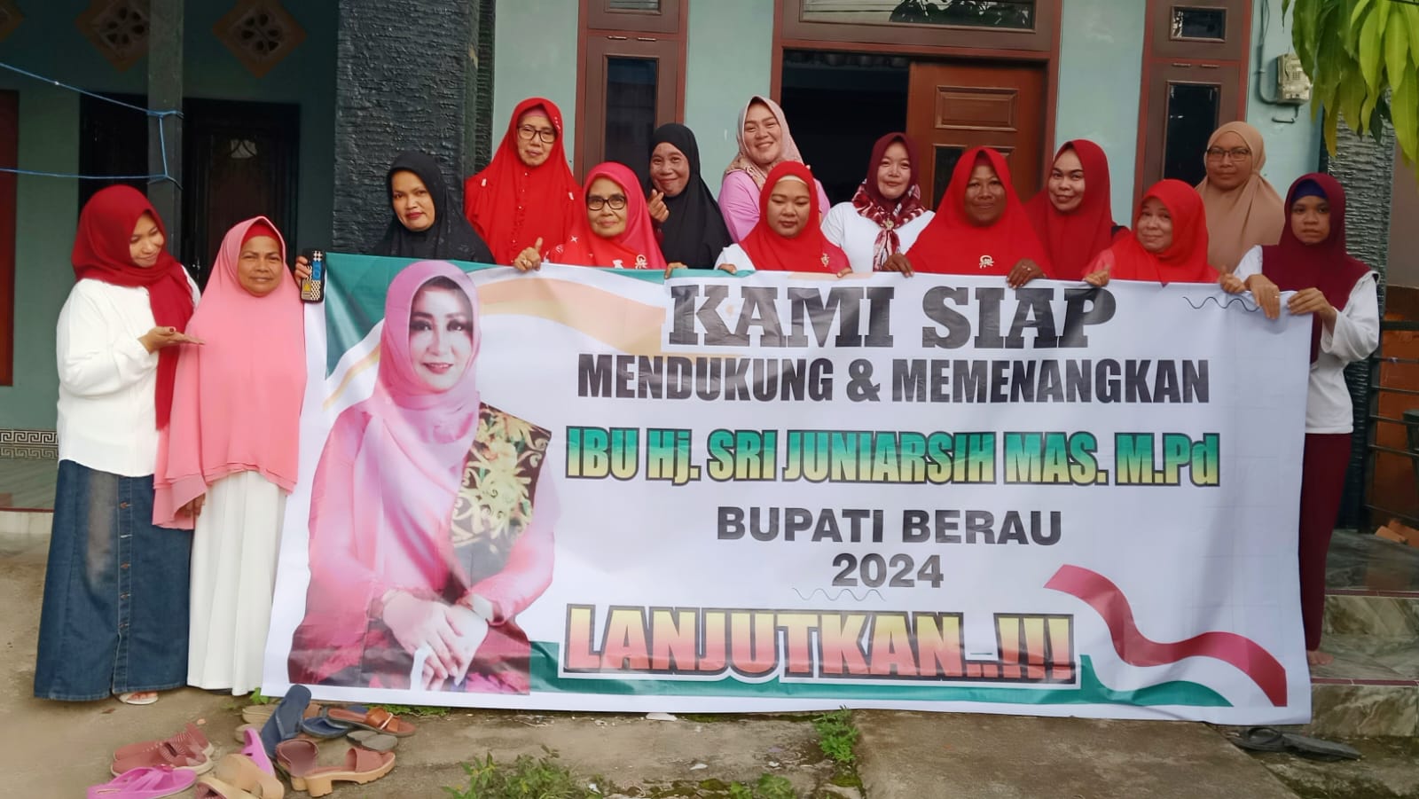 Dukungan Masyarakat Terus Mengalir, Sri Juniarsih Mas Dapat Restu Kelompok Pengajian